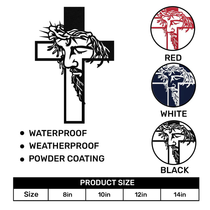 JESUS - Metal Wall Art Sign