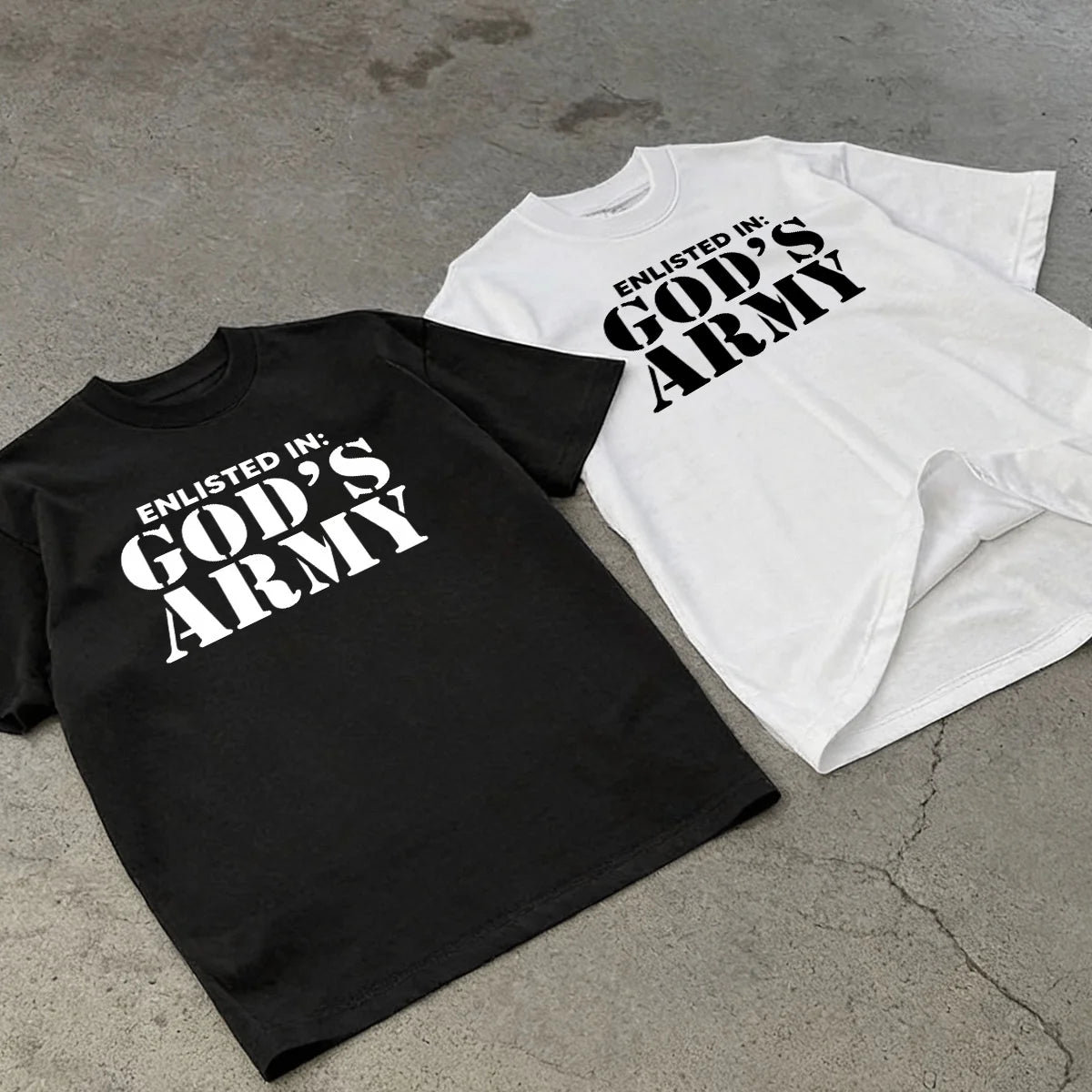 Enlisted In God's Army | 2D Unisex T-shirt
