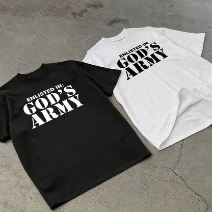 Enlisted In God's Army | 2D Unisex T-shirt