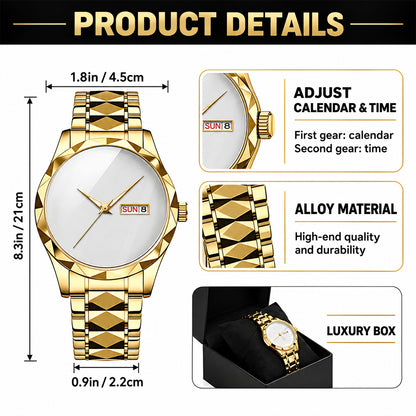 Saint Benedict Medal, Gift For Men - Men's Wrist Watch