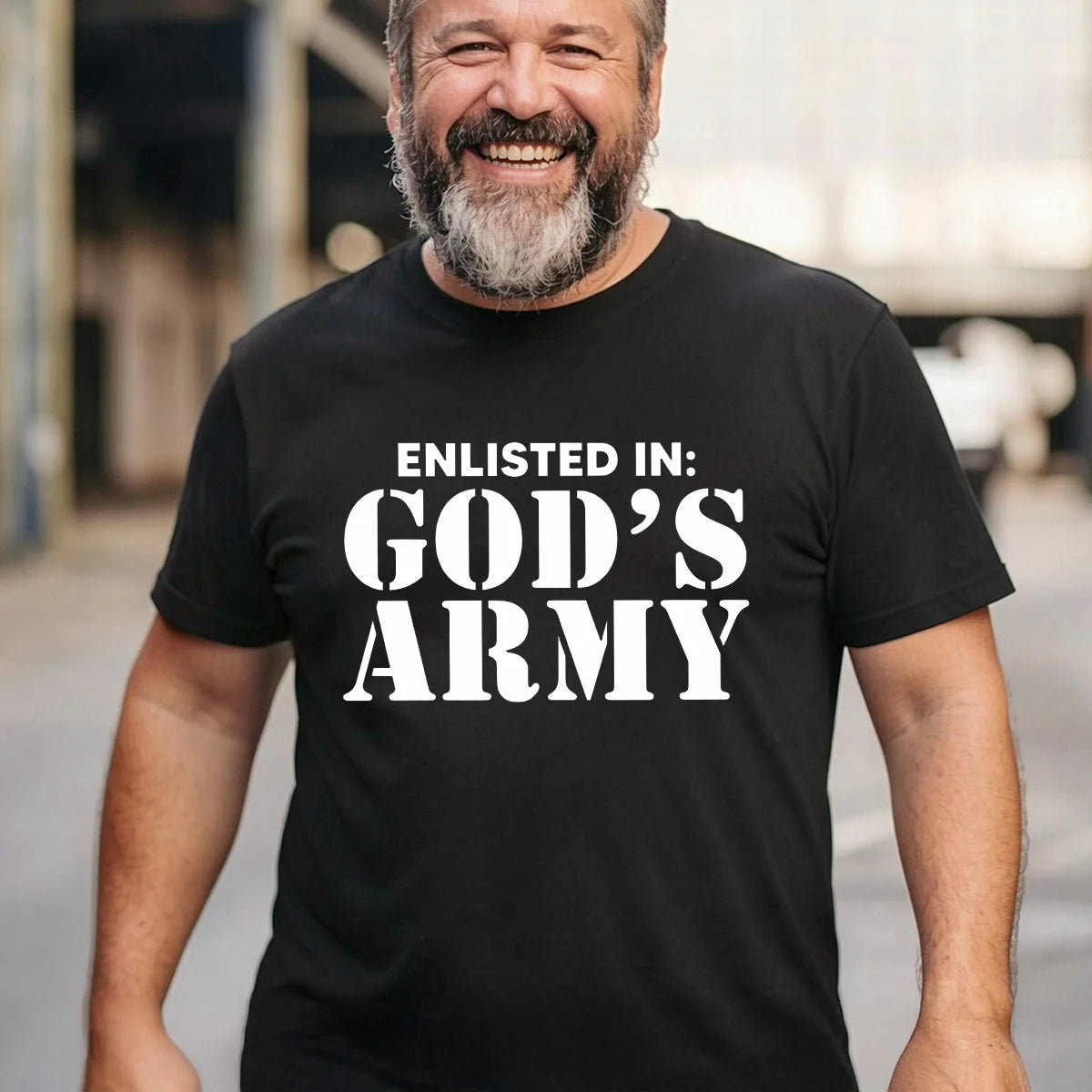 Enlisted In God's Army | 2D Unisex T-shirt