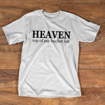 Top Of My Bucket List | Personalized 2D Unisex T-shirt