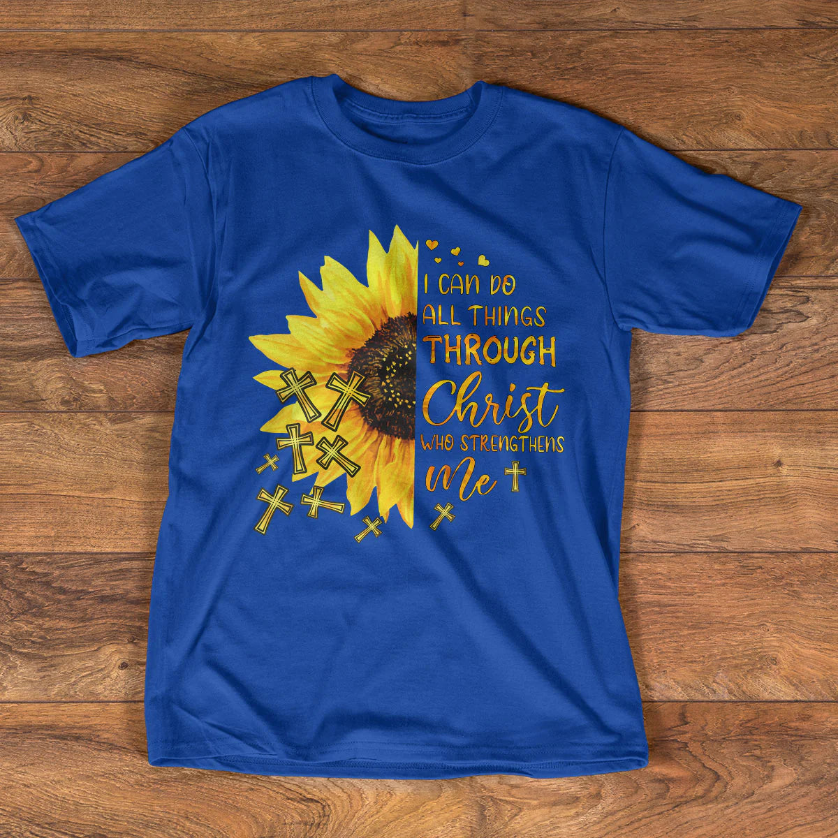 I Can Do All Things Through Christ Who Strengthens Me | Personalized 2D Unisex T-shirt
