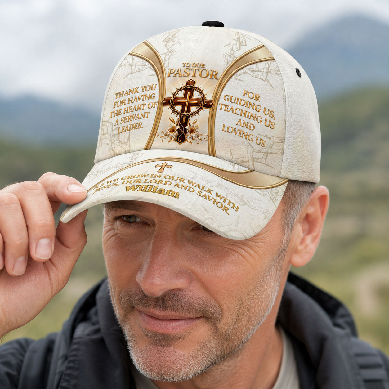 To Our Pastor For Having The Heart Of A Servant Leader | Personalized Classic Cap