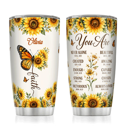 You Are Beautiful, Gift For Mom | Personalized Stainless Steel Tumbler