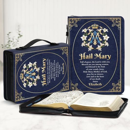 Holy Mary, Mother Of God, Pray For Us | Personalized Bible Cover