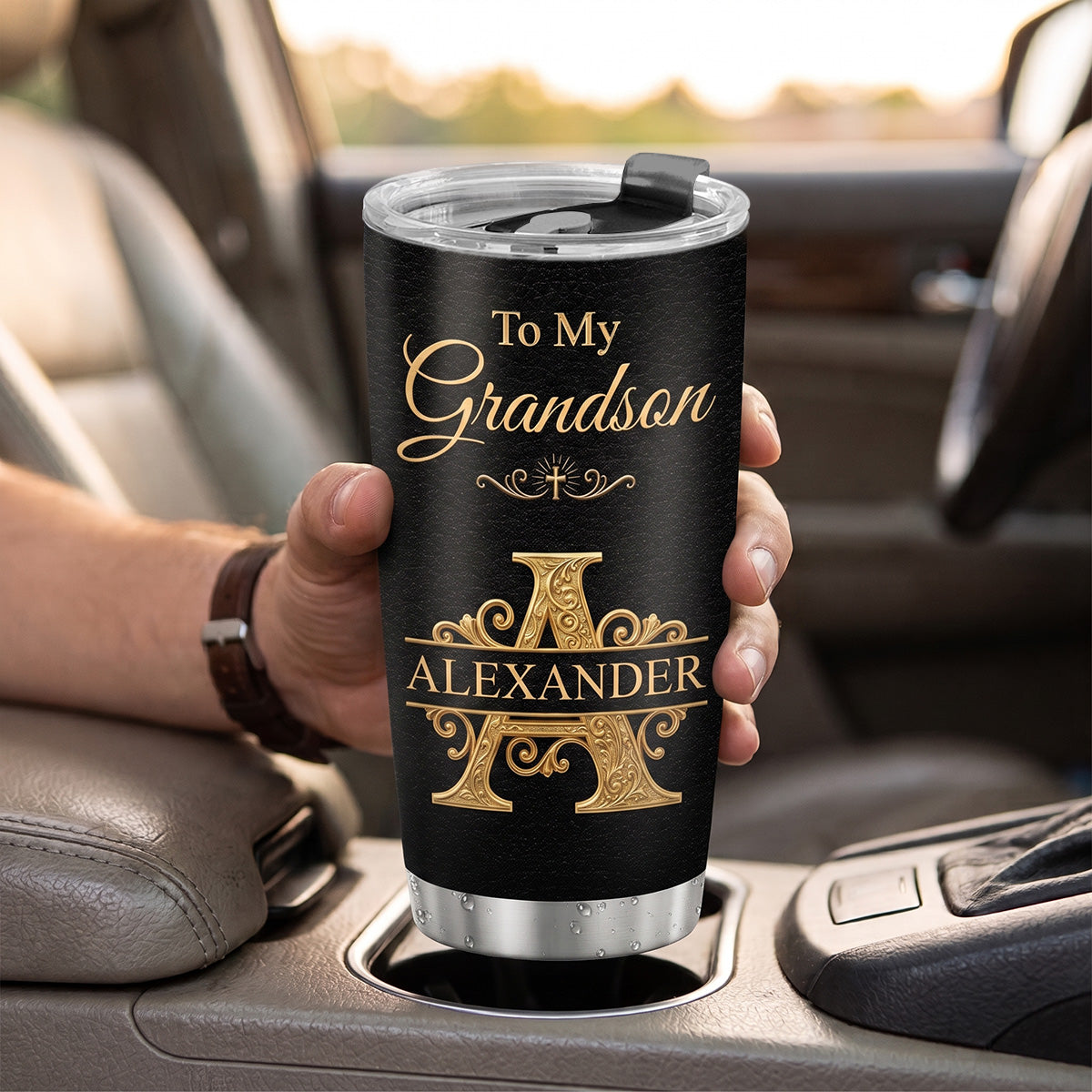 Never Forget How Much I Love You, Personalized Gift For Loved One | Personalized Stainless Steel Tumbler