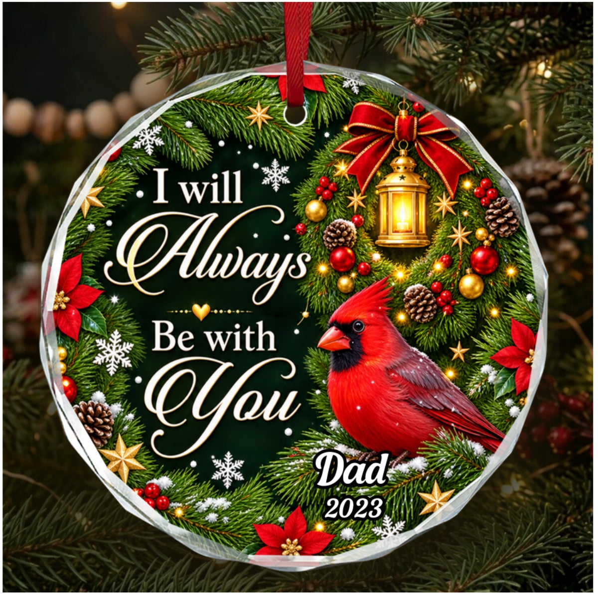 I Know Heaven Is A Beautiful Place For Loss Of Mom Dad, Memorial Gift For Mom Or Dad - Personalized Heart Shaped Glass Ornament