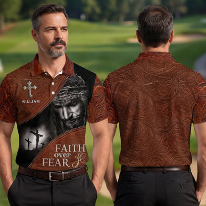 Faith Over Fear | Personalized Polo Shirt