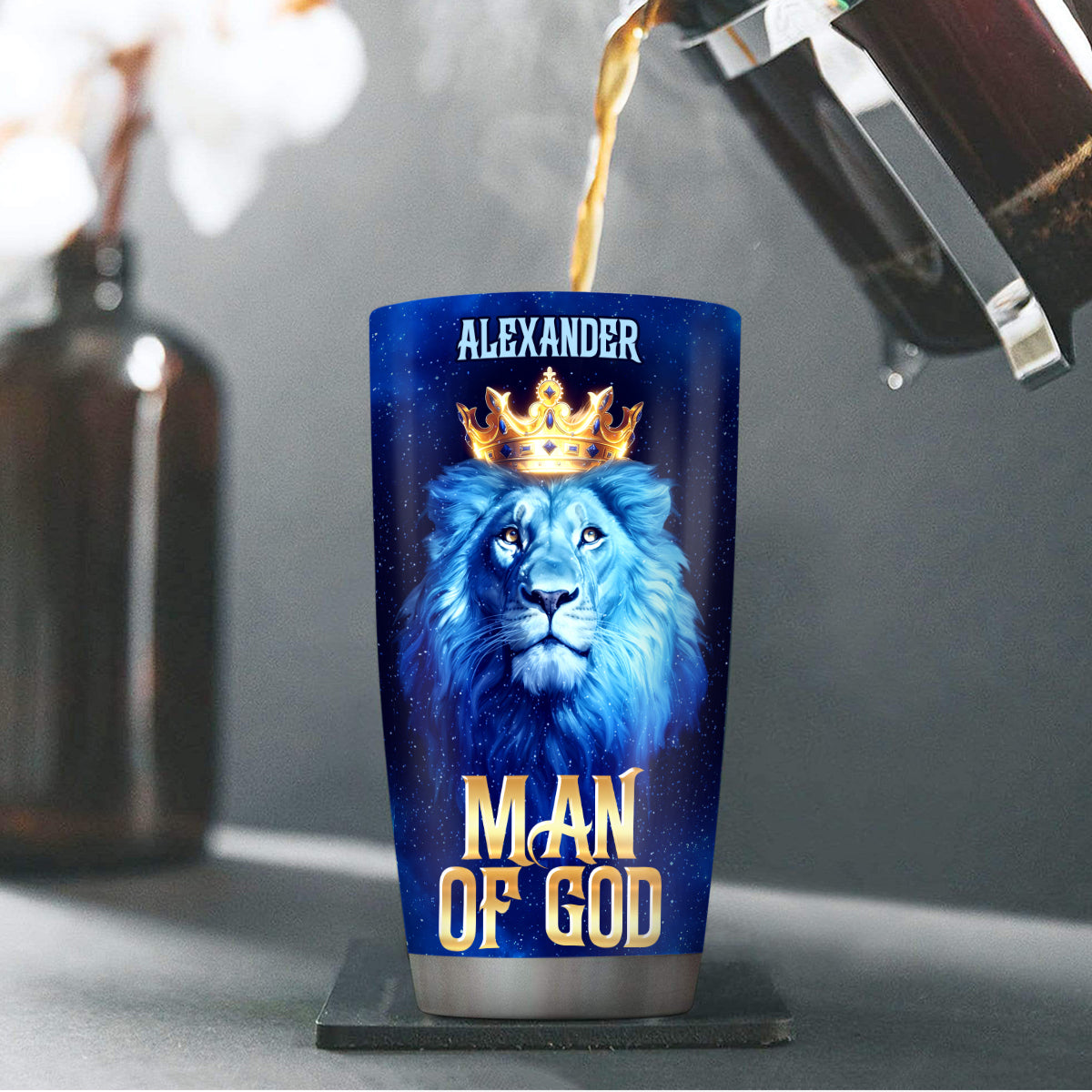 Man Of God | Personalized Stainless Steel Tumbler