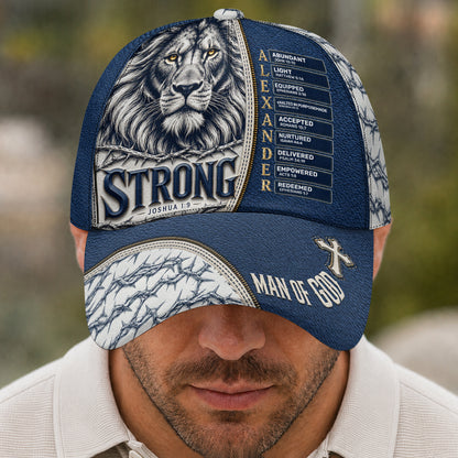 Man Of God, Gift For Men | Personalized Classic Cap
