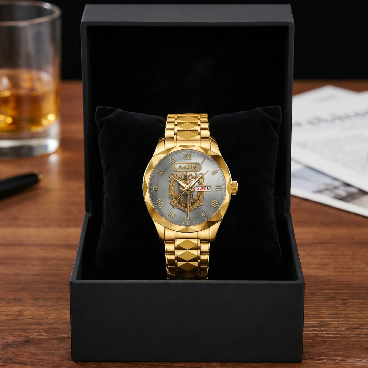 Knight Of God | Personalized Men's Wrist Watch