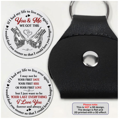 Forever Your Last Everything, Gift For Wife From Husband - Personalized Pocket Hug