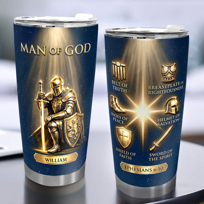 Man Of God | Personalized Stainless Steel Tumbler