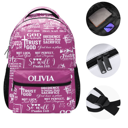 Trust God | Personalized Backpack
