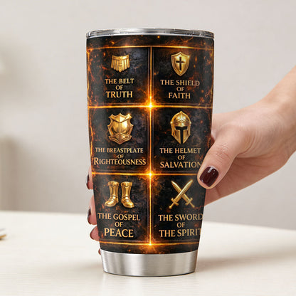 Warrior Of Christ | Personalized Stainless Steel Tumbler