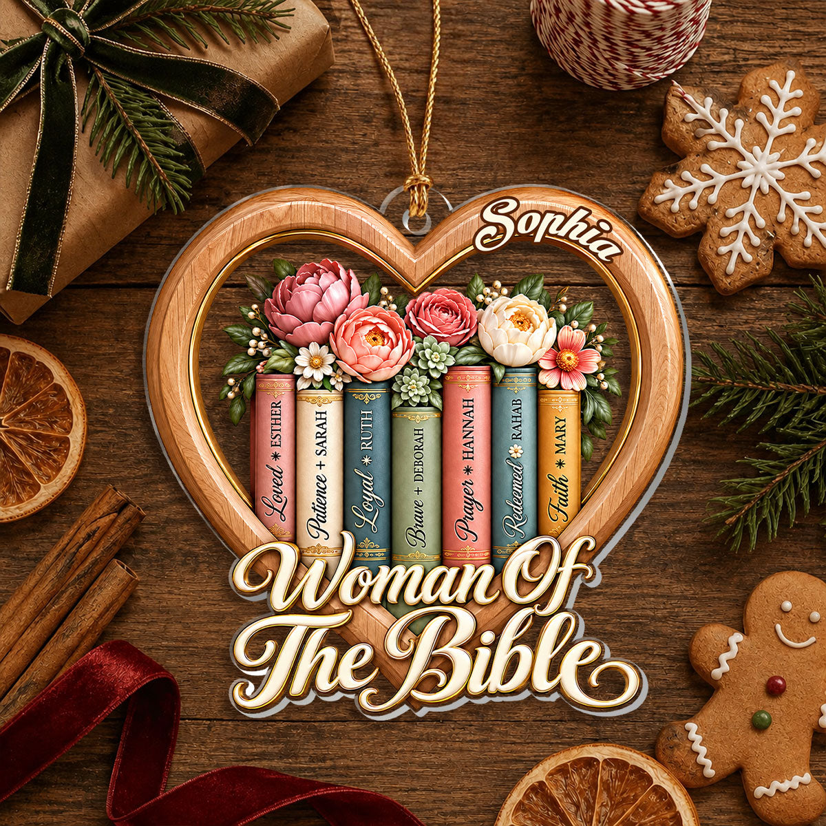 Woman Of The Bible, Gift For Women | Personalized 1-Layer Acrylic Ornament